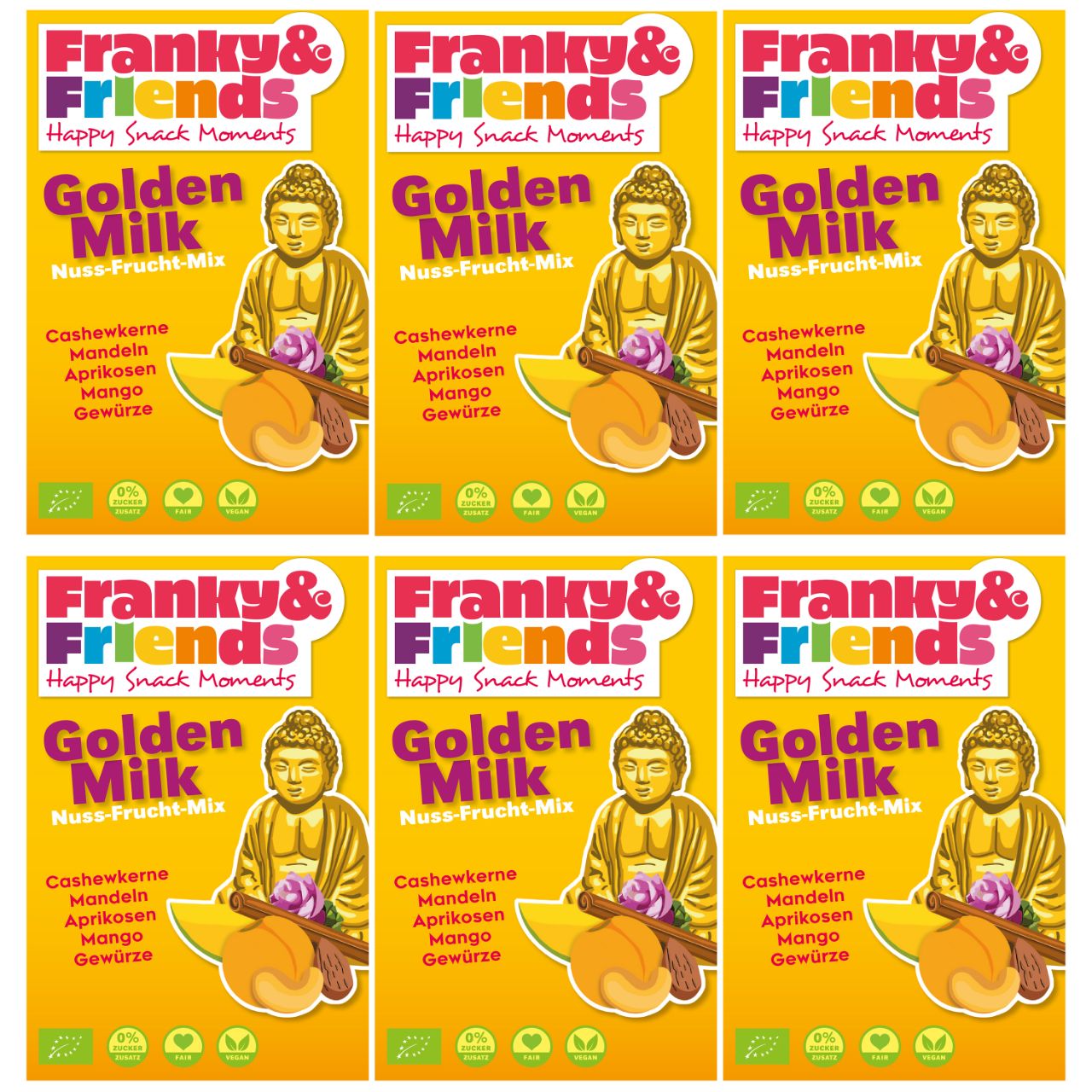 Golden Milk Bio-Nuss-Frucht-Mix