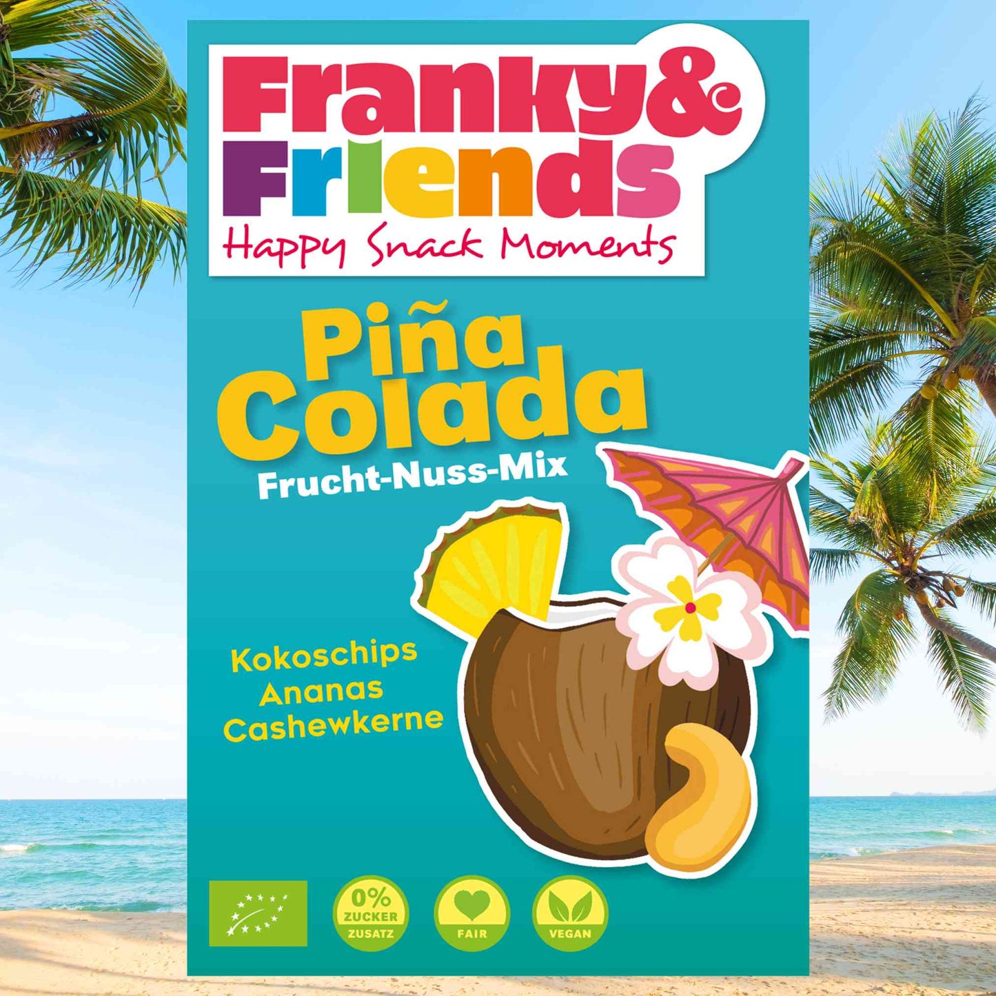 Pina Colada Bio-Frucht-Nuss-Mix - 3er Set